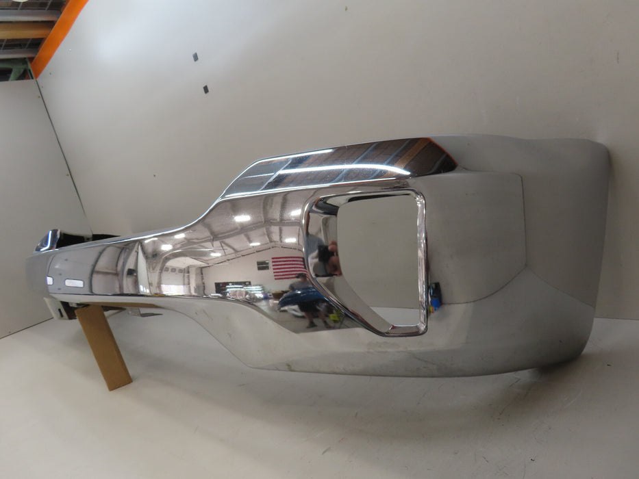 2016-2019 CHEVROLET SILVERADO 1500 FROMT BUMPER METAL CHROME OEM
