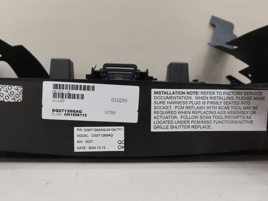 2019-2022 RAM 1500 FRONT ACTIVE SHUTTER GRILL GRILLE AFTERMARKET