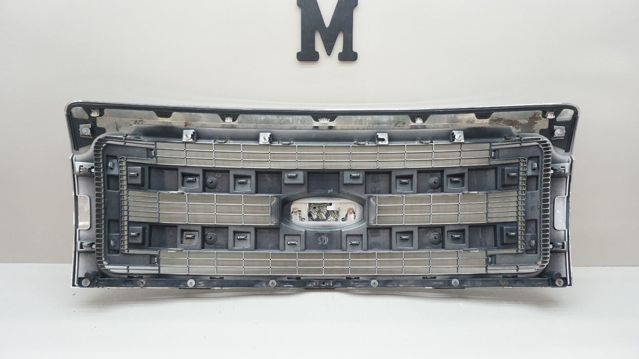 2013-2014 FORD F-150 RADIATOR GRILL GRILLE MOLDING CHROME W/ EMBLEM DL348200 OEM