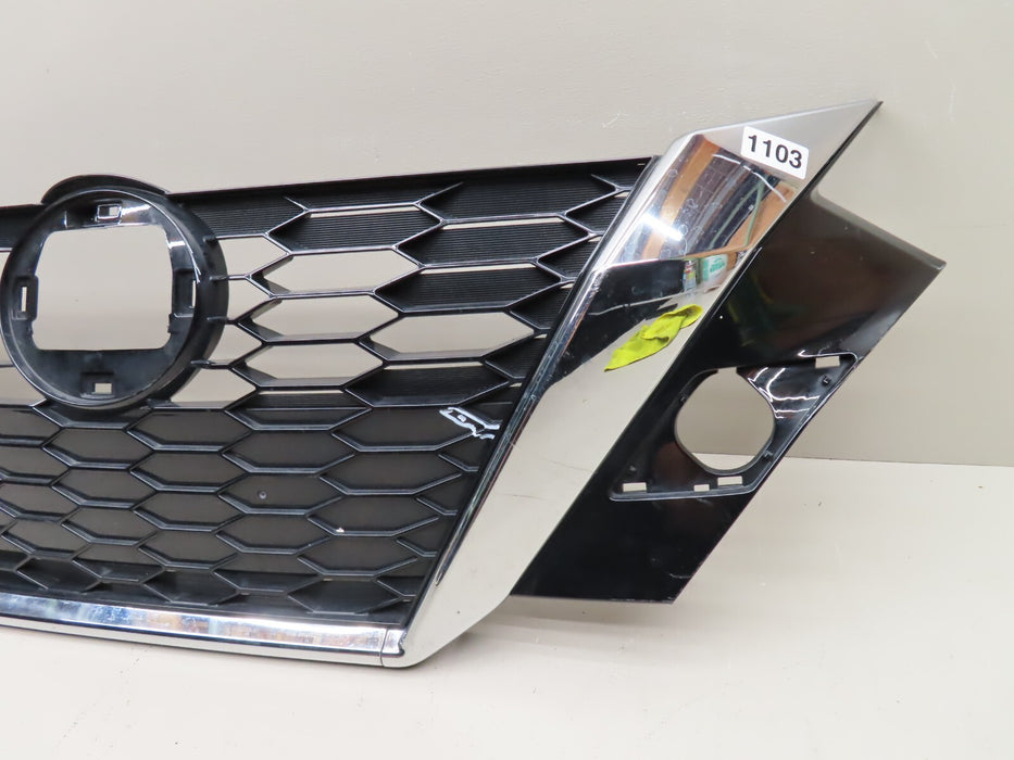 2020-2022 NISSAN SENTRA FRONT BUMPER RADIATOR GRILLE GRILL W/ CHROME MOLDING OEM