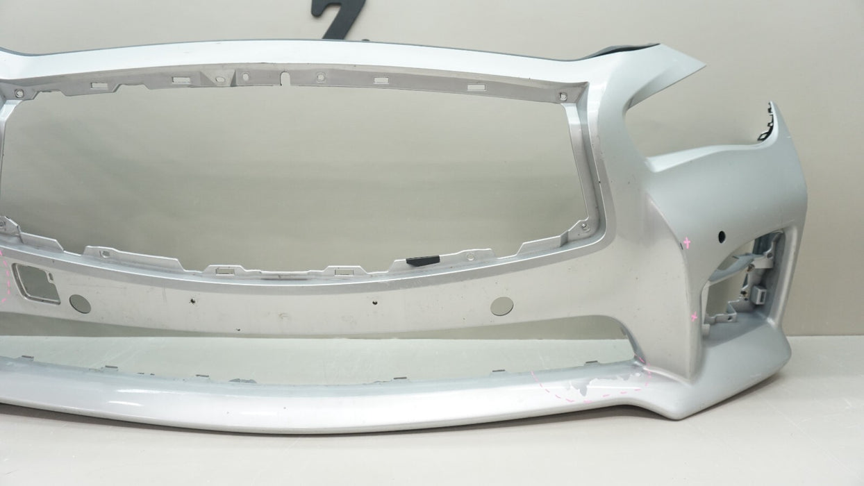 2014-2017 INFINITI Q50 FRONT BUMPER COVER PANEL OEM 620224HD0H