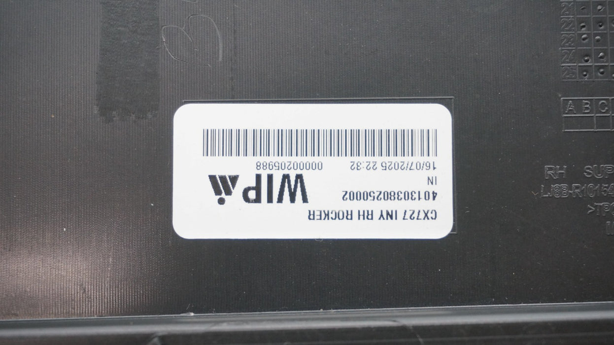 2021-2024 FORD MUSTANG MACH-E RIGHT ROCKER SIDE SKIRT COVER OEM LJ8B-R10154-AAW