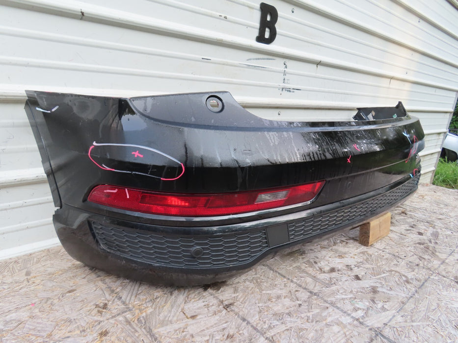 2016-2018 AUDI Q3 S-LINE REAR BUMPER COVER W/ PDC SENSOR HARNESS OEM 8U0807385C