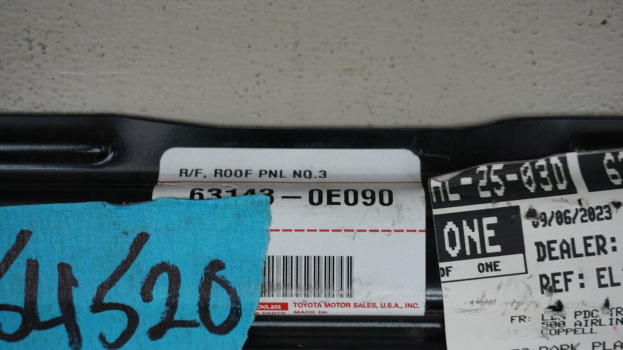 2010-2022 LEXUS GX460 ROOF RAIL REINFORCEMENT BRACKETS COMPLETE KIT 63148-50040