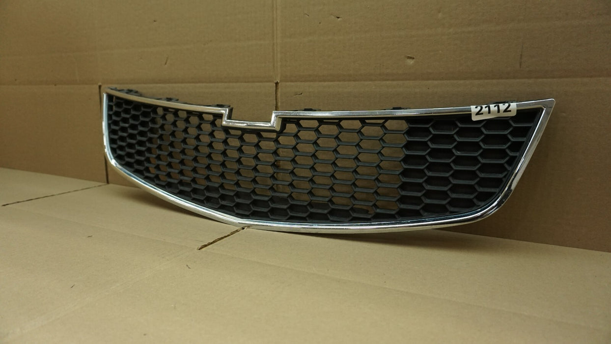 2011-2014 CHEVROLET CRUZE FRONT LOWER GRILL GRILLE CHROME SHELL BLACK GM1200624