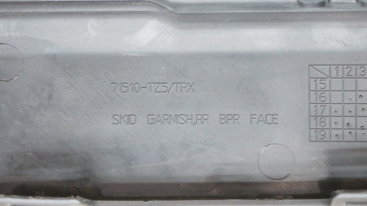 2017-2020 ACURA MDX REAR LOWER BUMPER VALANCE PANEL OEM 71510-TZ5/TRX