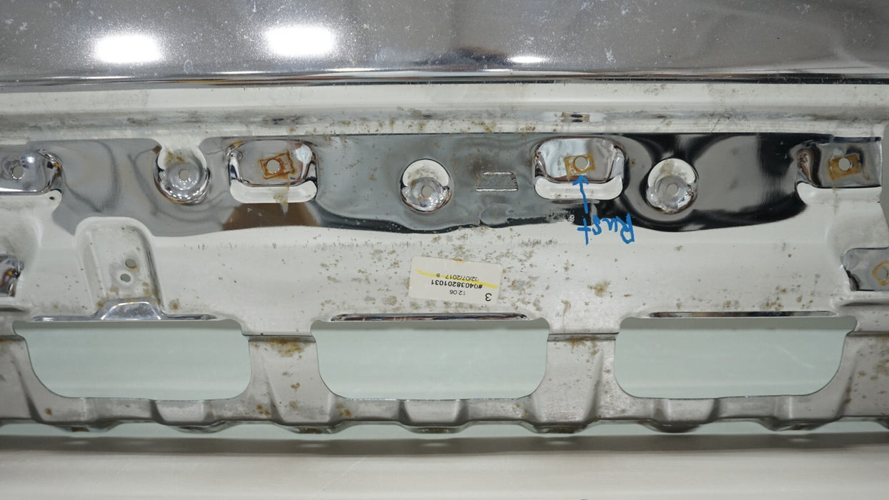 2016-2018 GMC SIERRA 1500 FRONT METAL BUMPER COVER CHROME OEM