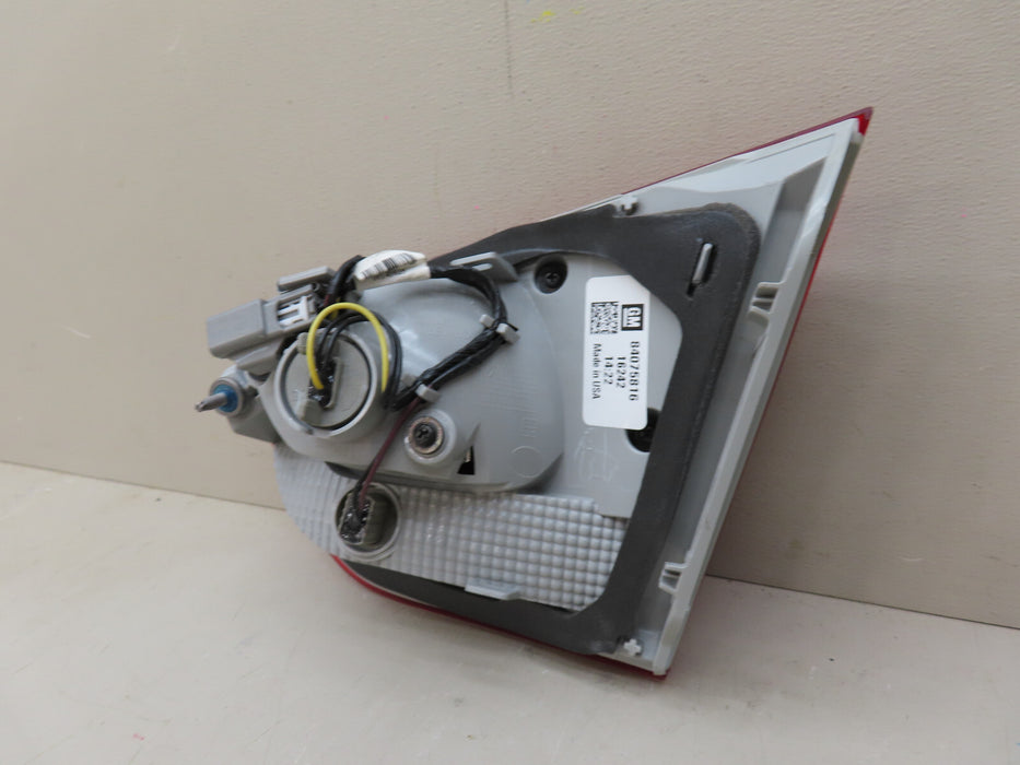 2016-2019 CHEVROLET CRUZE REAR LEFT DRIVER TAIL LIGHT INNER OEM 84075816