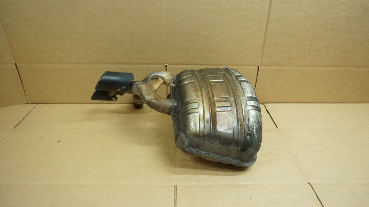 2005-2008 PORSCHE 911 3.8L LEFT DRIVER SIDE EXHAUST MUFFLER WITH TIPS OEM