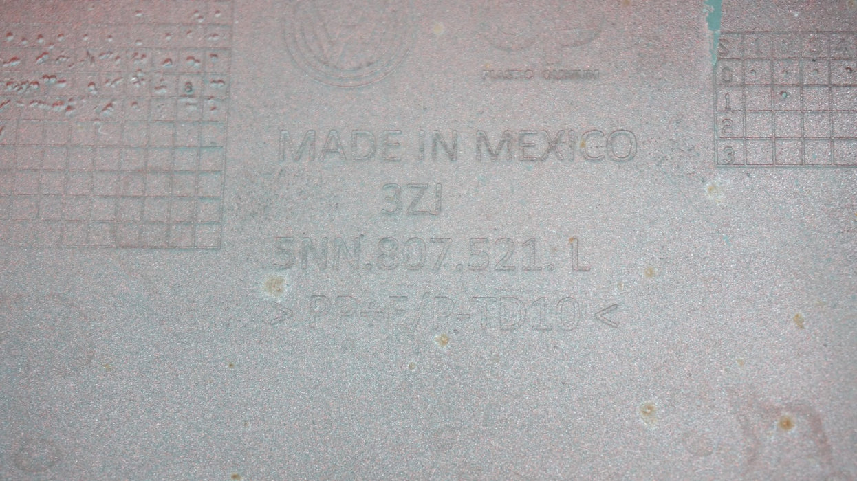 2022-2024 VOLKSWAGEN TIGUAN FRONT LOWER BUMPER VALANCE COVER 5NN807521L OEM