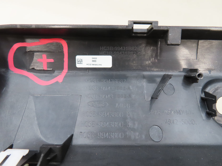 2015-2018 FORD F-150 F150 REAR TAILGATE HANDLE W/O CAMERA MOLDING TRIM OEM
