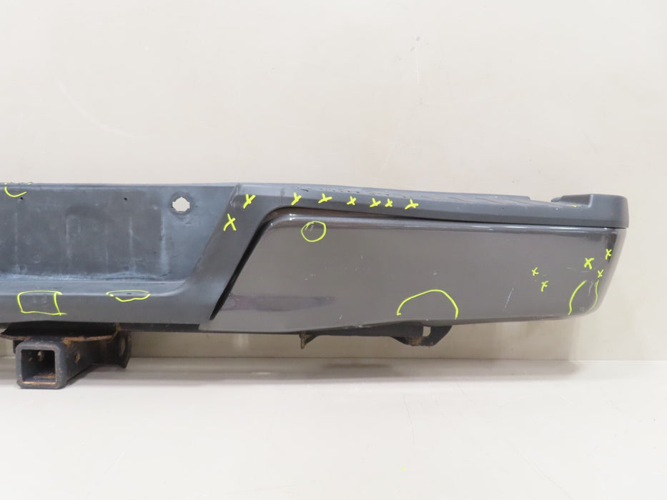 2015-2020 FORD F-150 REAR METAL BUMPER STEP PLATE COVER W/ TOW TOWING HITCH OEM