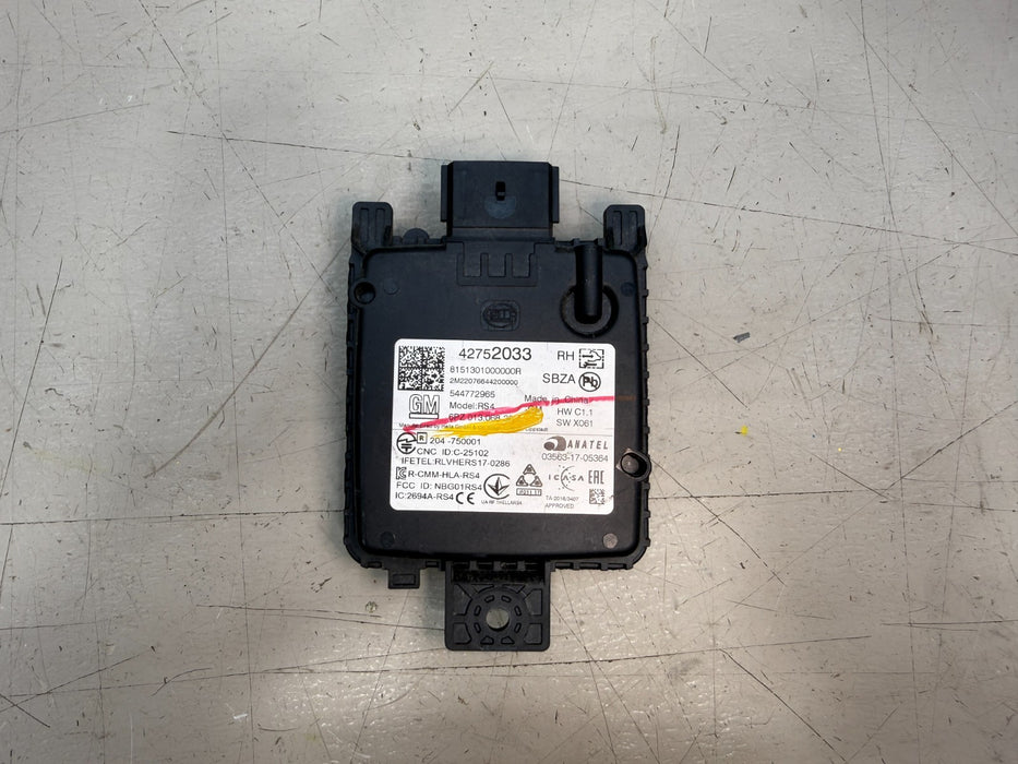 GM REAR RIGHT RH BLIND SPOT RADAR SENSOR MODULE 42752033 OEM