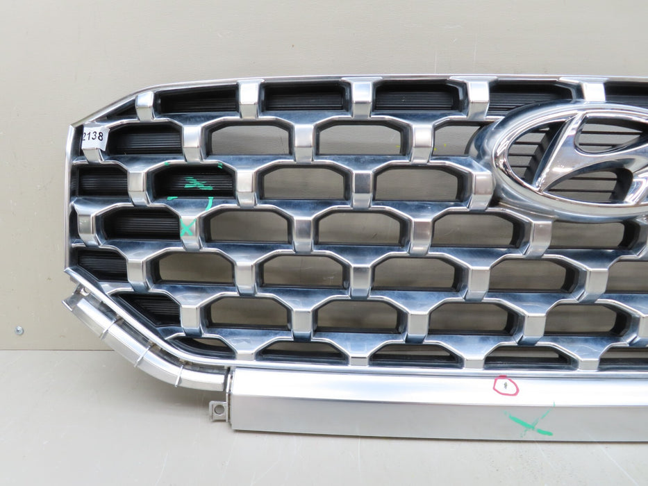 2021-2022 HYUNDAI SANTA FE FRONT BUMPER GRILLE GRILL W/ EMBLEM OEM 86350-S2600
