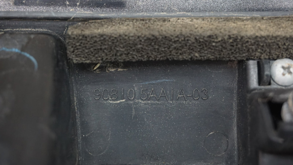 2015-2019 NISSAN MURANO TAILGATE HANDLE LICENSE MOLDING OEM 908105AA1A-03
