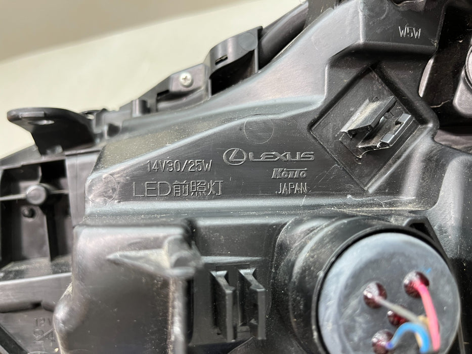 2018-2021 LEXUS NX300 NX300h RH PASSENGER LED HEADLIGHT OEM