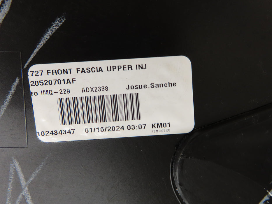 2021-2024 FORD MUSTANG MACH-E FRONT BUMPER COVER OEM