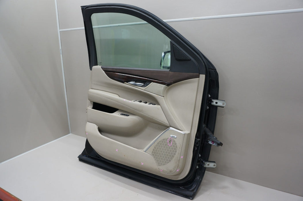 2015-2020 CADILLAC ESCALADE FRONT LEFT DRIVERS SIDE DOOR PANEL W/ INNER TRIM OEM