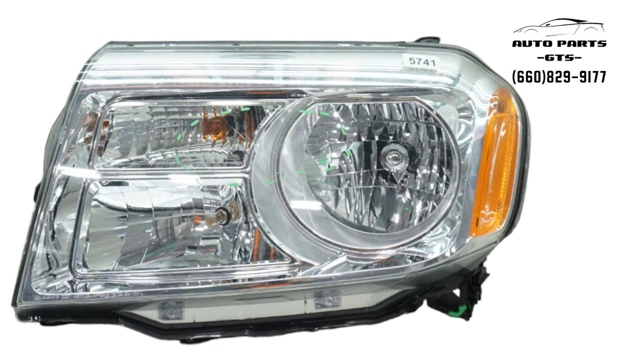 2012-2015 HONDA PILOT FRONT LEFT DRIVER SIDE HALOGEN HEADLIGHT OEM 12 13 14 15