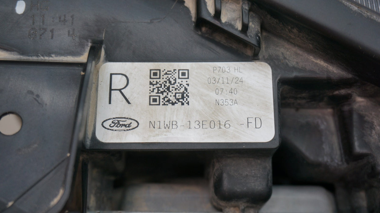 2024-2025 FORD RANGER FRONT RIGHT PASSENGER SIDE HEADLIGHT OEM N1WB-13E016