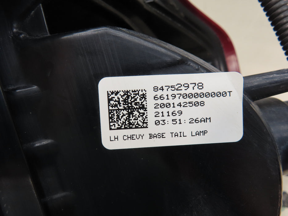 2019-2023 CHEVROLET SILVERADO 1500 2500 3500 REAR LEFT DRIVER TAIL LIGHT OEM