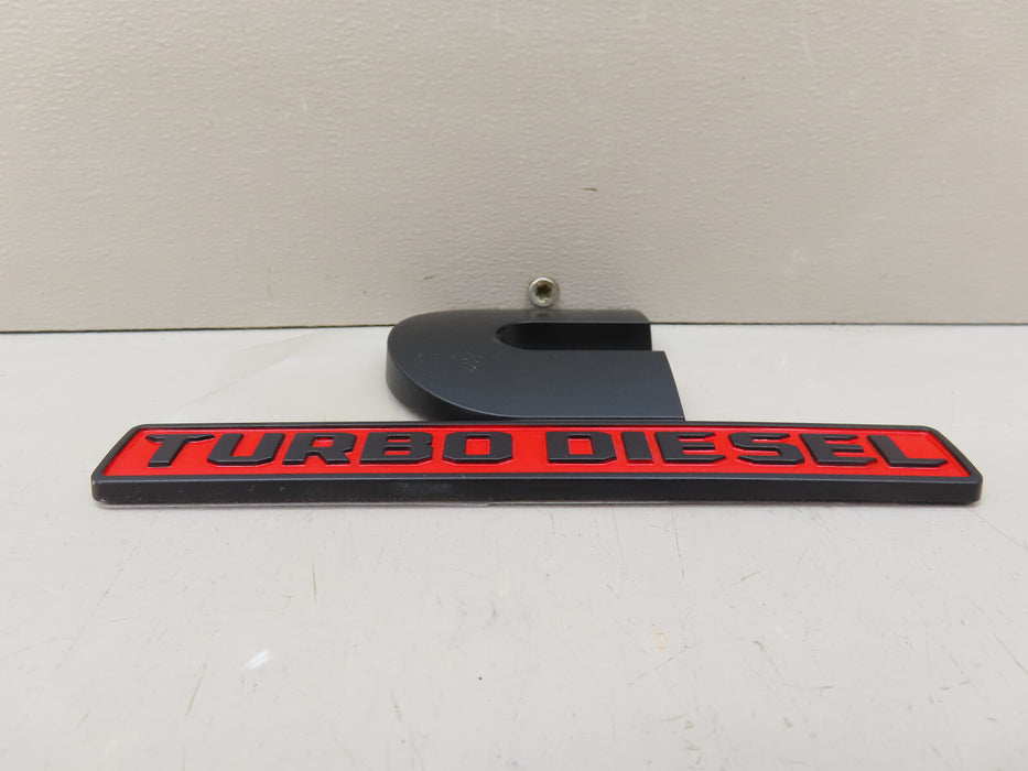 DODGE RAM 2500 3500 CUMMINS TURBO DIESEL EMBLEM NAME PLATE OEM