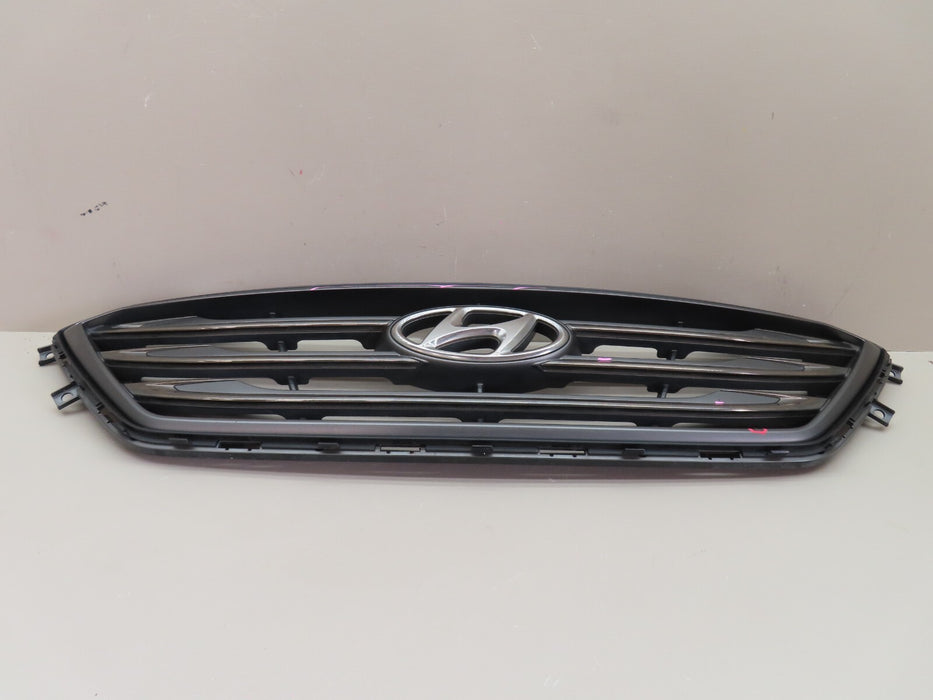 2015-2017 HYUNDAI SONATA FRONT UPPER RADIATOR GRILLE W/ EMBLEM OEM 86351-C2300