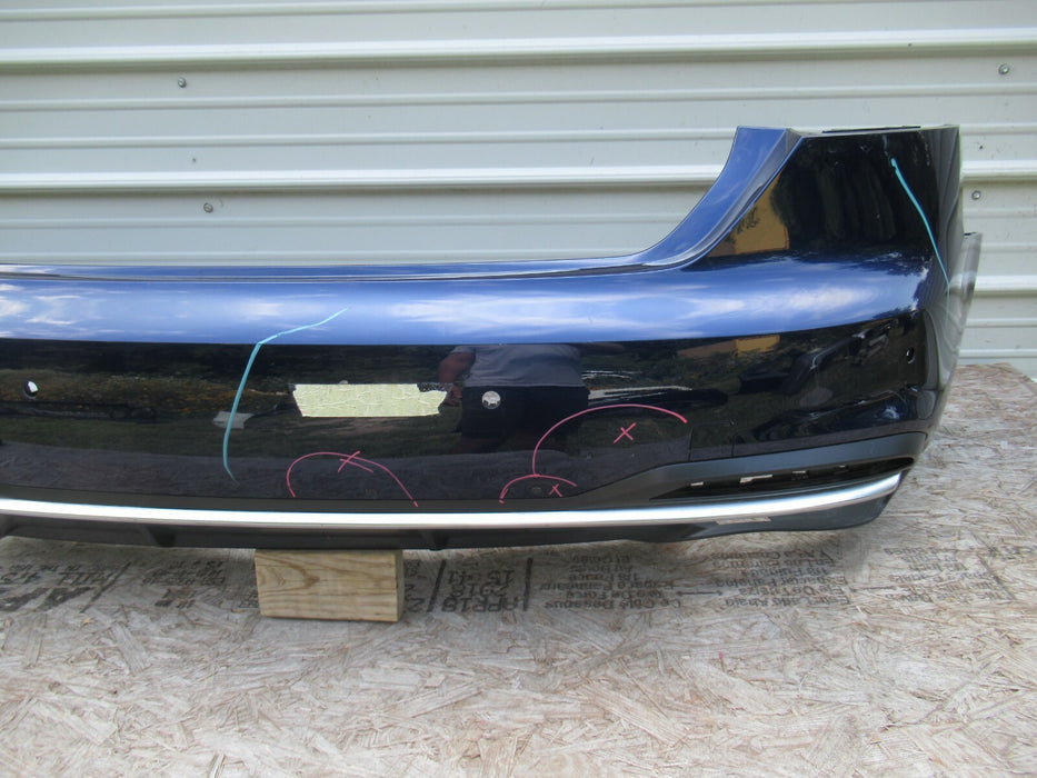 2018 - 2019 AUDI A5 B9 REAR BUMPER COVER PANEL PLASTIC FACTORY 8W6-807-511-H OEM