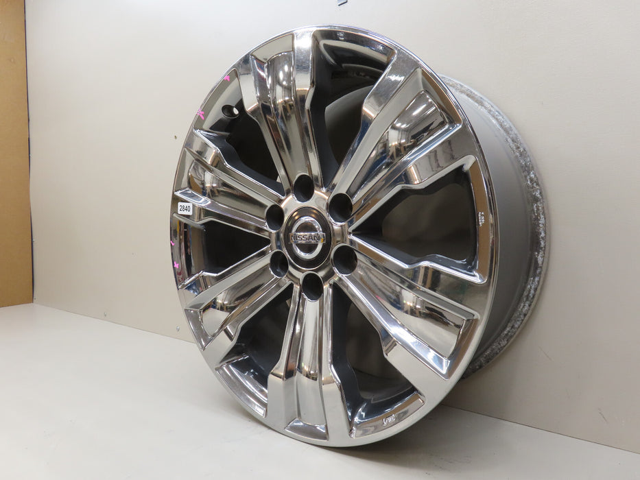 2017-2019 NISSAN TITAN SV 20X8 CHROME 6 SPOKE WHEEL RIM OEM