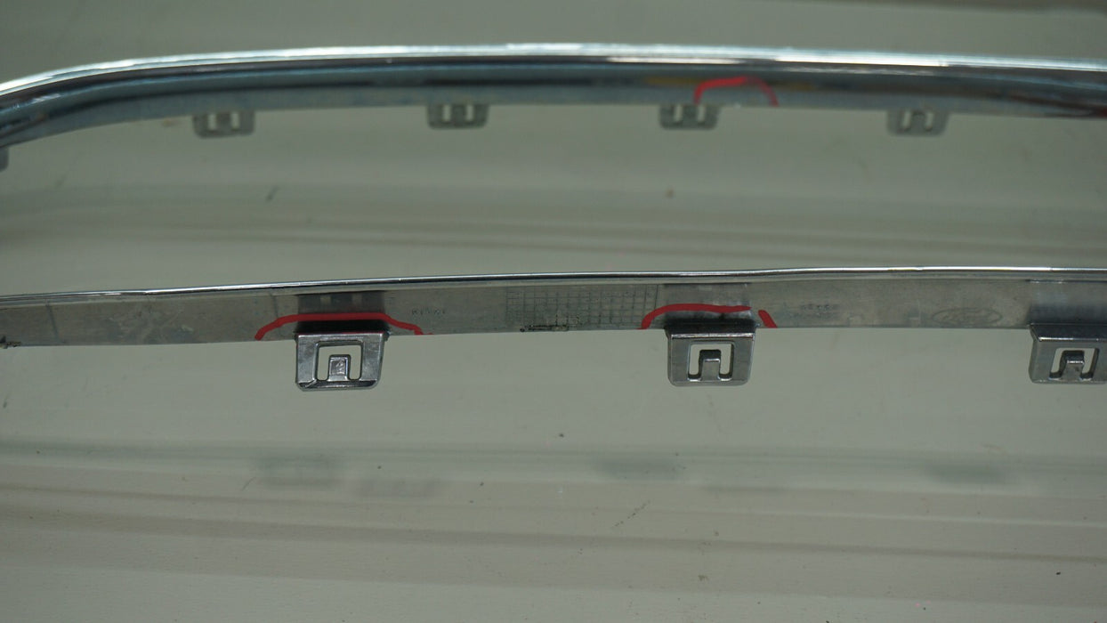 2013-2016 FORD FUSION FRONT UPPER BUMPER GRILLE GRILL MOLDING OEM DS73-8C436-AAW