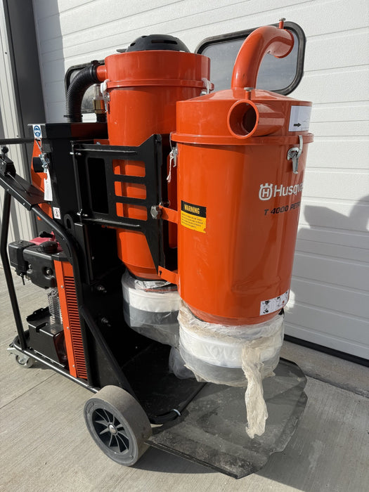2022 Husqvarna T4000P Dust Soff Cut Extractor Collector Vacuum  GXV390 Honda