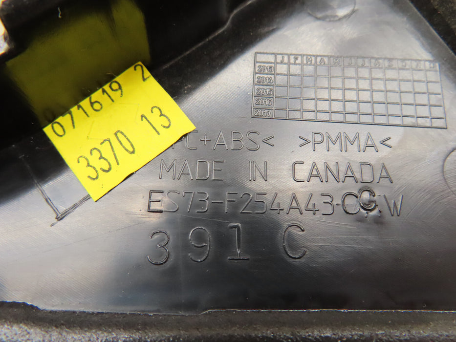 2013-2020 FORD FUSION REAR LEFT DRIVER DOOR C PILLAR APPLIQUE OEM ES73-F254A43