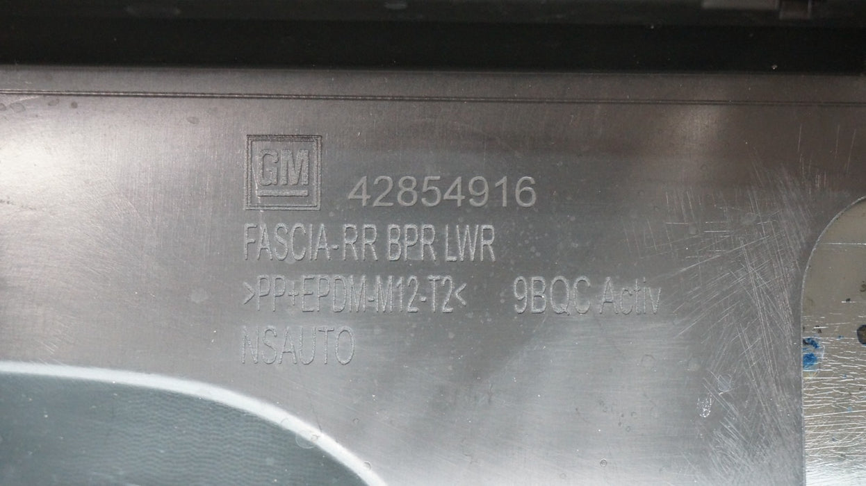 2024-2025 CHEVROLET TRAX REAR LOWER BUMPER VALANCE PANEL OEM 42854916