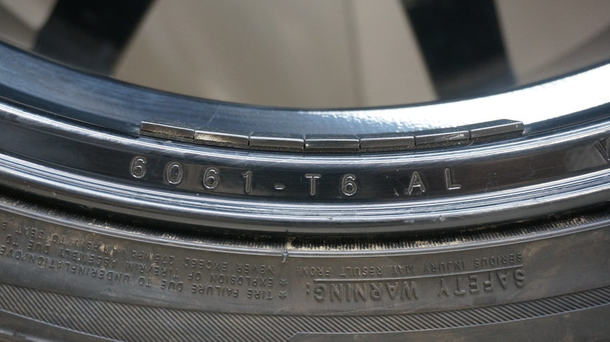 ROLLS ROYCE VOSSEN FORGED SERIES S17-11 SET RIMS W TIRES. NO TPMS SENSORS