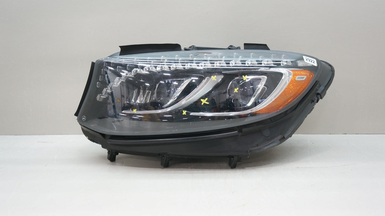 2015-2021 MERCEDES-BENZ S-CLASS W217 COUPE LEFT LED HEADLIGHT OEM A2178202361
