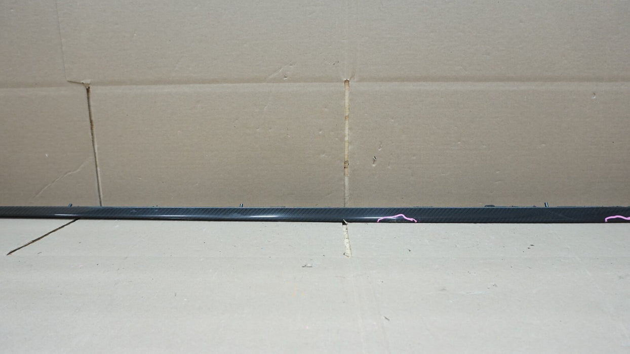 MERCEDES-BENZ W213 E63 AMG (S) CARBON FIBER SIDE SKIRT INSERTS OEM