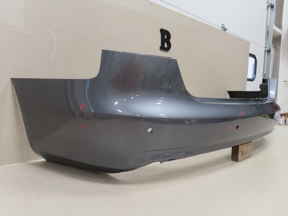 2013-2016 AUDI A4 SEDAN REAR BUMPER COVER PANEL W/ SENSOR HOLE OEM 8K5807511G