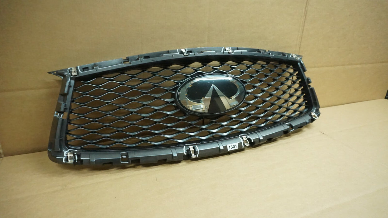 2019-2020 INFINITI QX50 FRONT RADIATOR GRILLE GRILL MESH WITH EMBLEM OEM 19 20