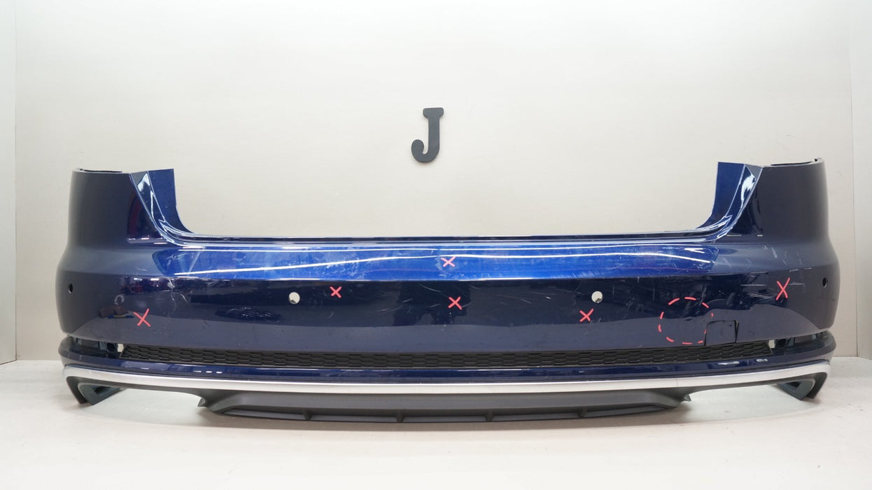 2017-2019 AUDI A4 S-LINE REAR BUMPER COVER PANEL OEM 8W5807511J