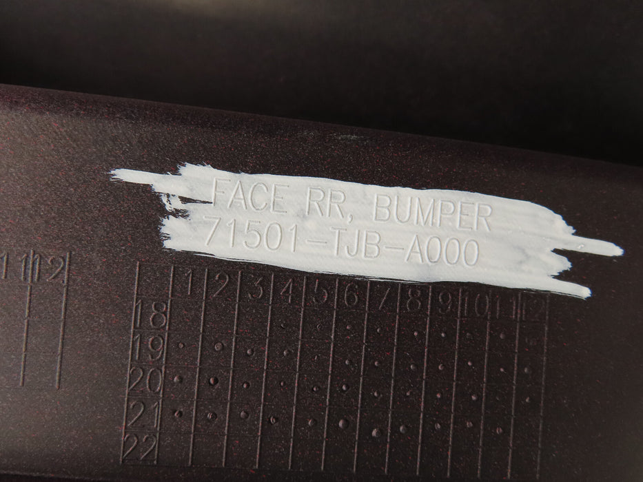 2019 2020 2021 ACURA RDX REAR BUMPER COVER OEM 71501-TJB-A000