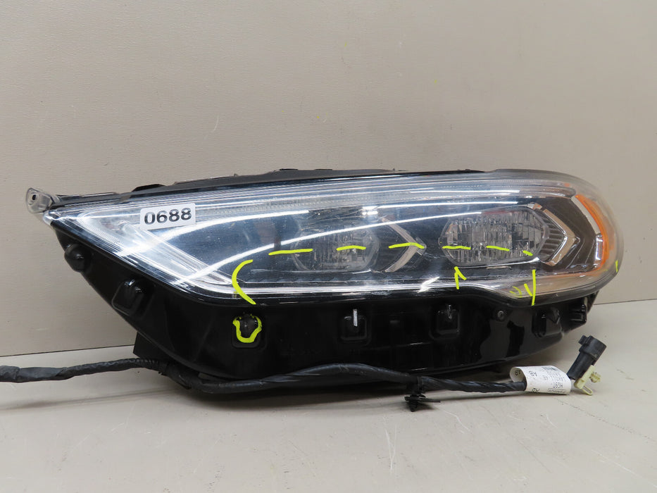 2017-2020 FORD FUSION FRONT LEFT DRIVER HEADLIGHT FULL LED OEM