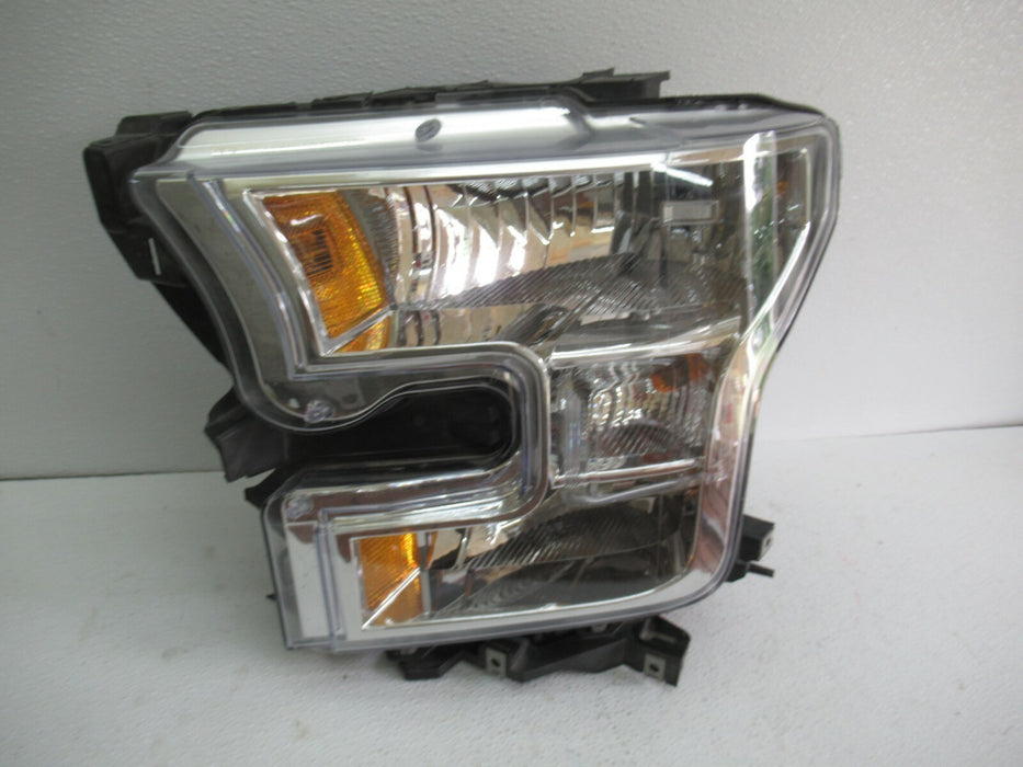2015-2017 FORD F150 FRONT LEFT DRIVER SIDE HEADLIGHT HEADLAMP HALOGEN OEM
