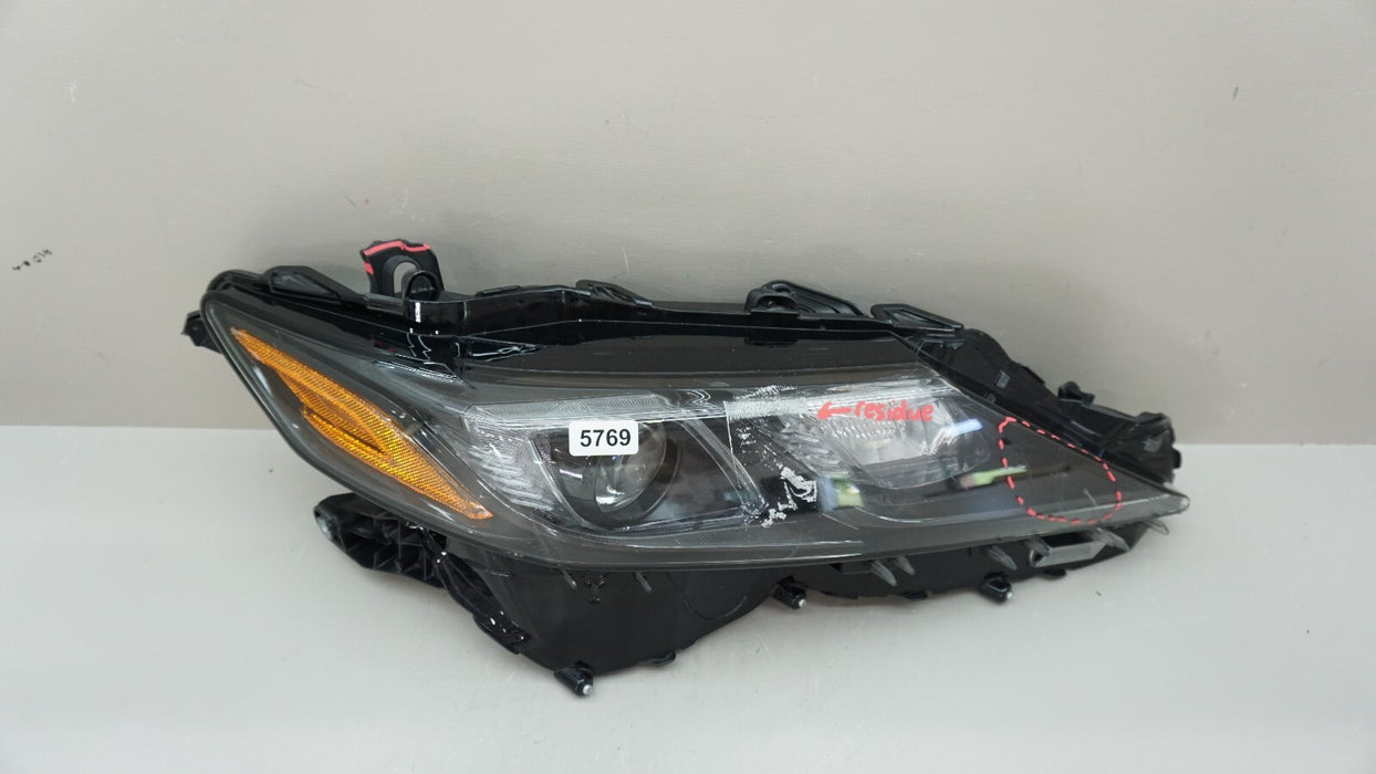 2018-2020 TOYOTA CAMRY FRONT RIGHT PASSENGER SIDE HEADLIGHT LED OEM 18 19 20