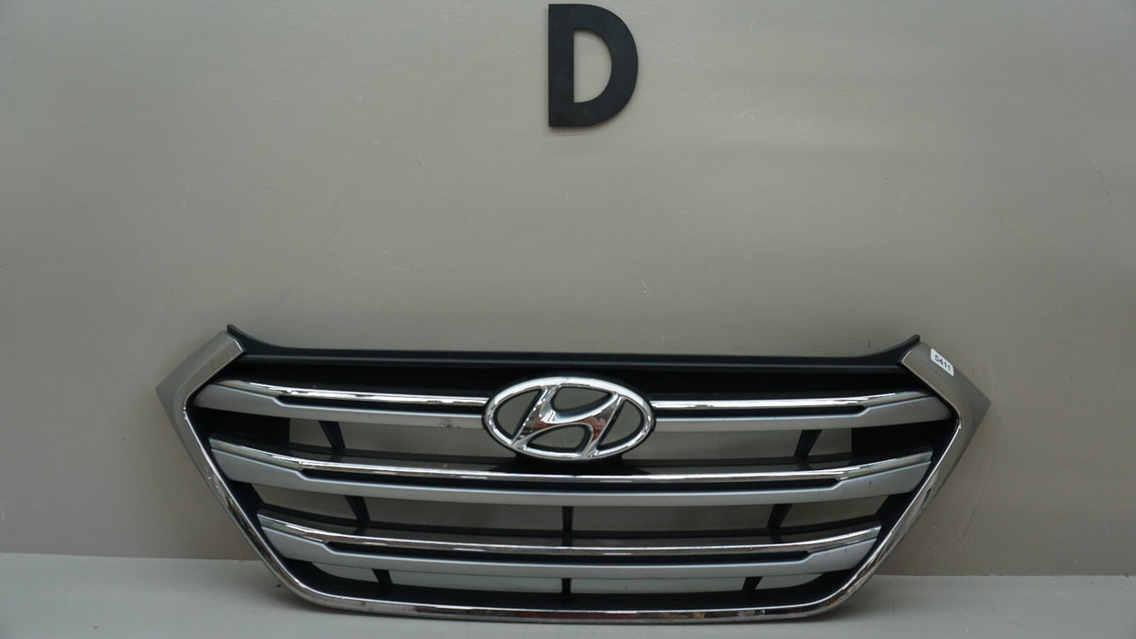 2017-2018 HYUNDAI TUCSON FRONT BUMPER RADIATOR GRILLE W/ EMBLEM OEM 86351-D3100