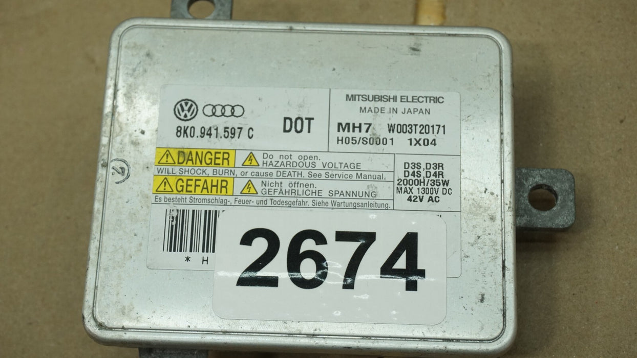 2008-2016 AUDI A5 S5 RS5 Xenon Ballast HID Module Control Unit 8K0.941.597 E OEM
