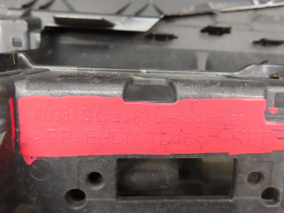 2022 2024 AUDI S3 S-LINE REAR BUMPER COVER OEM