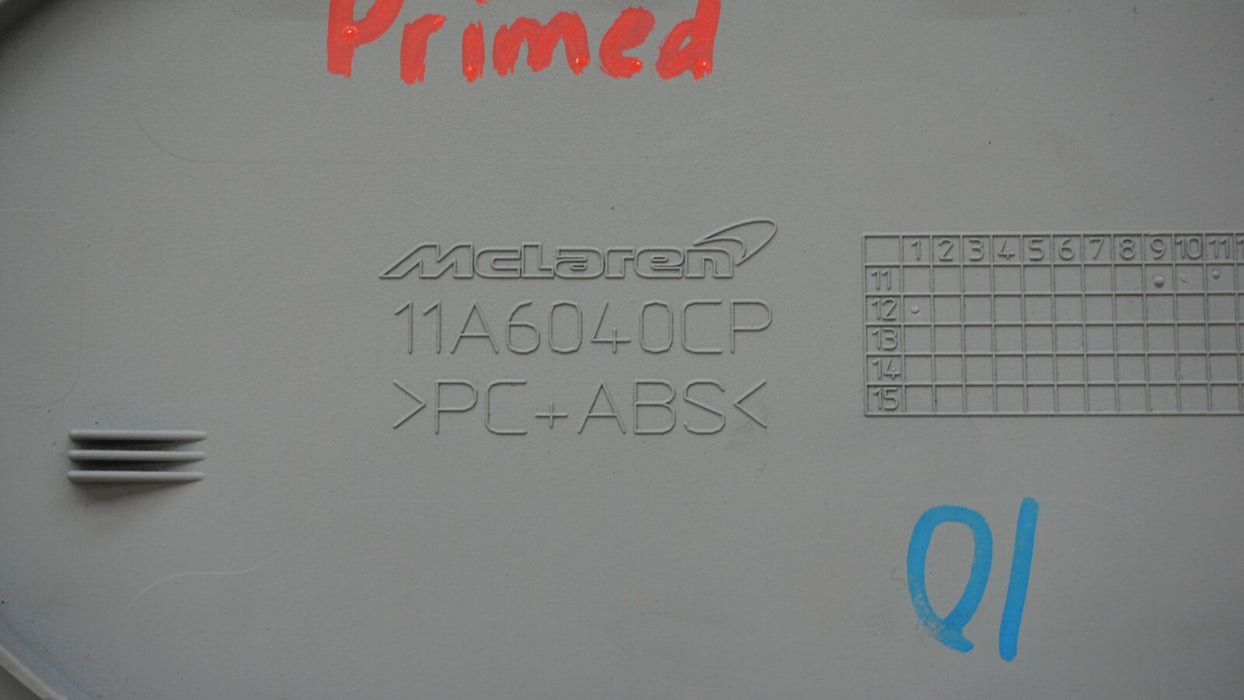 2012-2014 MCLAREN MP4-12C REAR FUEL GAS TANK FILLER DOOR LID COVER OEM 11A6040CP