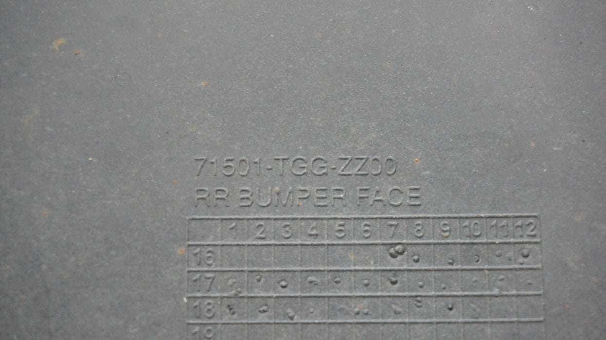 2016-2019 HONDA CIVIC HATCHBACK REAR BUMPER COVER OEM 71501-TGG-ZZ00