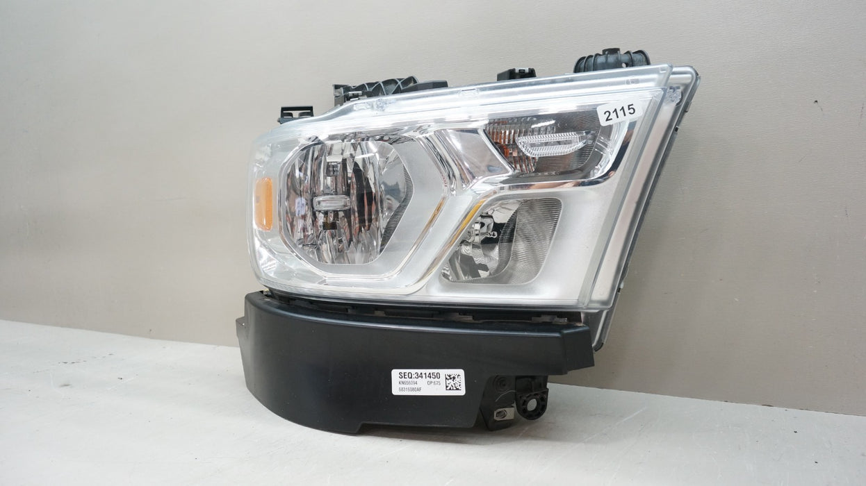 2019-2024 DODGE RAM 1500 FRONT RIGHT PASSENGER SIDE HALOGEN HEADLIGHT OEM