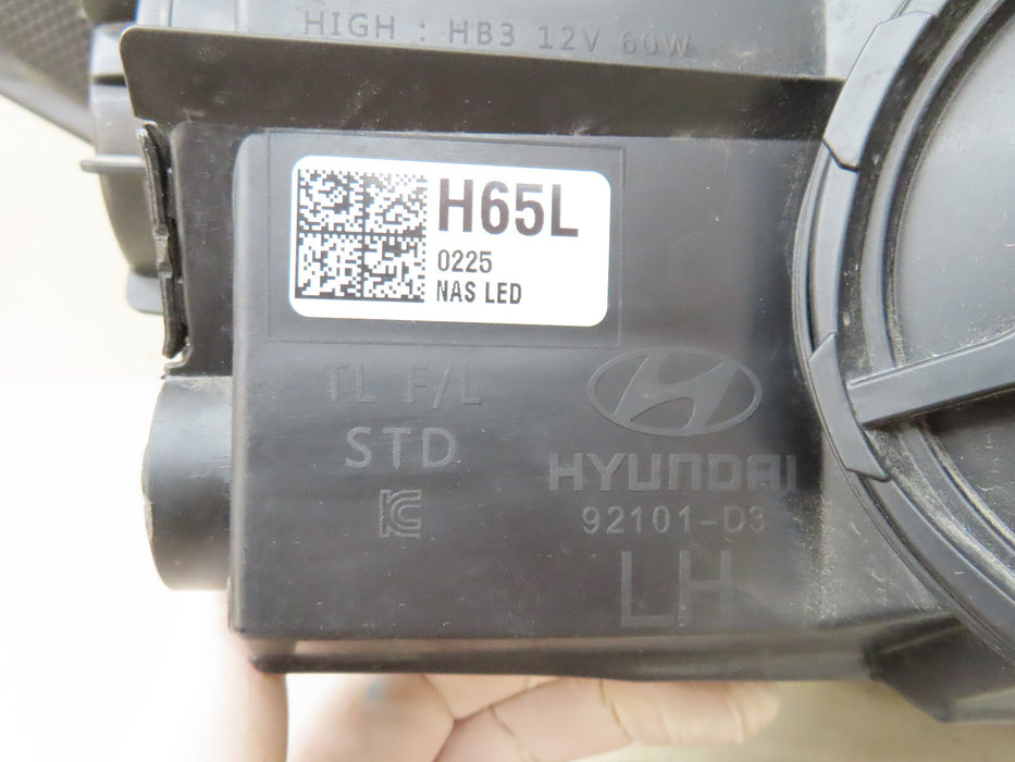 2016-2018 HYUNDAI TUCSON FRONT LEFT DRIVER HEADLIGHT LED OEM 92101-D3